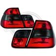 1214497 ,  Paire de feux arrière rouge - noir pour BMW SERIE 3 Berline  de type E46  de 1998 a 2001-0
