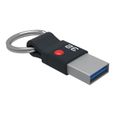 Clé USB - EMTEC - Nano Ring T100 - 32 Go - Noir/Argent - USB 3.0-0