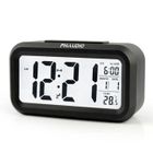 PHAUDIC® Réveil Digital Alarme Horloge Numérique Alarm Clock LCD avec fonction Snooze, Rétro-éclairage, lumière de Nuit,