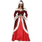 DÉGUISEMENT MÈRE NOËL LUXE VELOURS FEMME S Rouge, Bordeaux