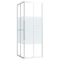 Cabine de douche salle de bain ESG 70 x 70 x 180 cm transparent et blanc
