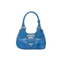 PRADA Prada 23 Nouveau sac à bandoulière en cuir Nappa bleu clair avec boucle magnétique pour femme 1BA381 16*7.5*22.5