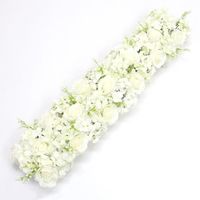 50 cm - BLANC - Arrangement de roses artificielles Gypsophila, décoration idéale pour boule de fleur, arche d