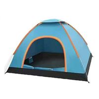 ESTINK Tente de camping en plein air Tente de sport moustiquaire Bleu ciel 1‑2 personnes porte simple puits de lumière