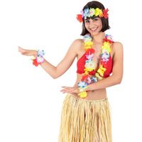 Déguisement Hawaï - FUNIDELIA - Collier et deux bracelets - Accessoires femme