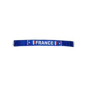 TISCH Kit Supporter France – 1 Claquette Bleu Blanc Rouge + 4 Tatouages Drapeau, Ambiance Match Foot Ou Rugby