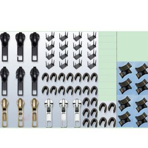 Fermeture éclair Réversible Métal Laiton Vieilli 5 Mm – Divisible, Longueur 50 Cm – Pour Vestes Réversibles - 9