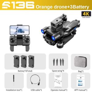 DRONE 4k-Normal-DualC-3b-Kohr S136 Gps 4k Caméra Drone P