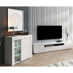Salon Complet Blanc Cdiscount Maison