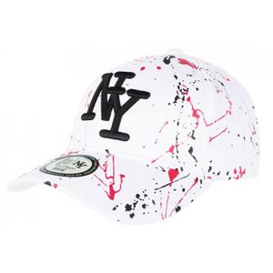 Casquette blanche ny clearance