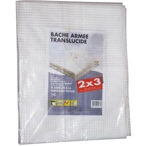 BACHE Bâche armée translucide - 4x3 m