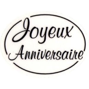 Etiquette Joyeux Anniversaire Cdiscount