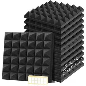 100 x 50 cm noir Blanc et noir Tapis en mousse lisse et solide Lulushop pour isolation acoustique 