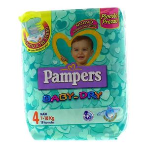COUCHE Couches Jetables Bébé - Pampers - Baby Dry - Taill