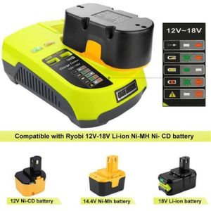 Chargeur de batterie RYOBI lithium-ion, 18 V Rc18150