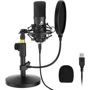 STATION D'ACCUEIL Kit Microphone Usb 192Khz - 24Bit Au-A04T Condensa
