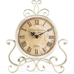 HORLOGE - PENDULE Horloge De Table Romaine Rétro Silencieuse Pour Sa