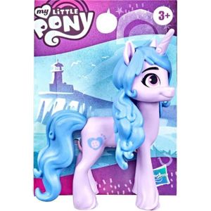 FIGURINE - PERSONNAGE Coffret My Little Pony Poney Violet Izzy Moonbow 8 Cm Set Petit Poney Carte Tigre