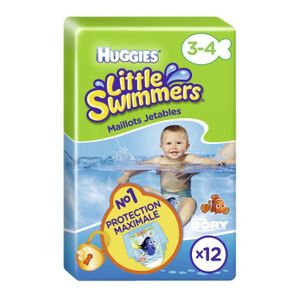 COUCHE LOT DE 2 - HUGGIES : Little Swimmers - Maillots de