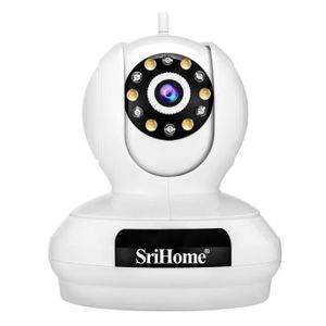 CAMÉRA IP Caméra de sécurité à domicile de suivi humanoïde Intelligent Vision nocturne Audio bidirectionnel 2.4G/5G WiFi HD caméra