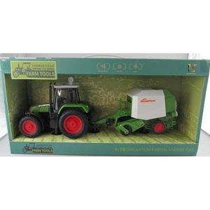 VOITURE - CAMION Tracteur cultivateur de riz sonore et lumineux - LIAM ACCESS - échelle 1:16 - Vert - Mixte - A partir de 3 ans