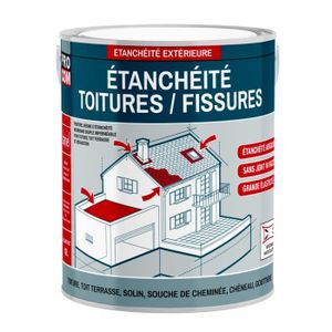 KIT D'ÉTANCHÉITÉ Étanchéité toiture, Peinture, résine d'étanchéité 