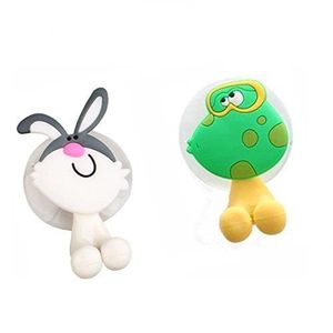 Lapin MagiDeal Paire de Supports Porte de Brosse /à Dents avec Ventouse Anim/é pour Maison Enfant Cadeau 7.5x4cm #1 Chaton