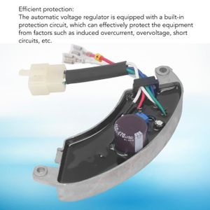 Régulateur De Tension (AVR) 2.5KW Monophasé - Pour Générateur 6 Fils - Neuf