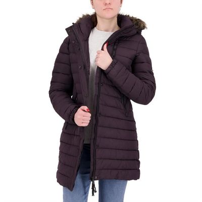Doudoune prune femme sale