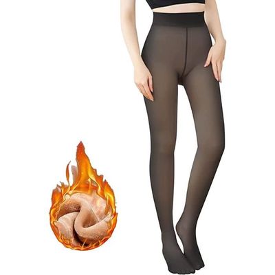 Legging Femme Doublé Polaire Hiver - Taille Haute, épais, Chaud, Extensible, Pour Yoga, Quotidien - 7
