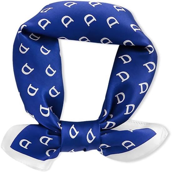 Grand foulard uni en soie 78*200 cm marine – Soieries du Mékong