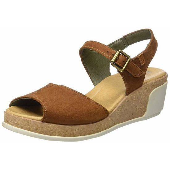 Sandales Vintage Banana Republic - Taille US 6.5, Talon Bloc Cuir Marron - Occasion Très Bon état