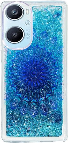 Yarxiawin Coque pour Xiaomi 12 Lite en silicone rose, effet pailleté pour Xiaomi 12 Lite coque transparente brillante souple mince étui cadeau pour femme (rose