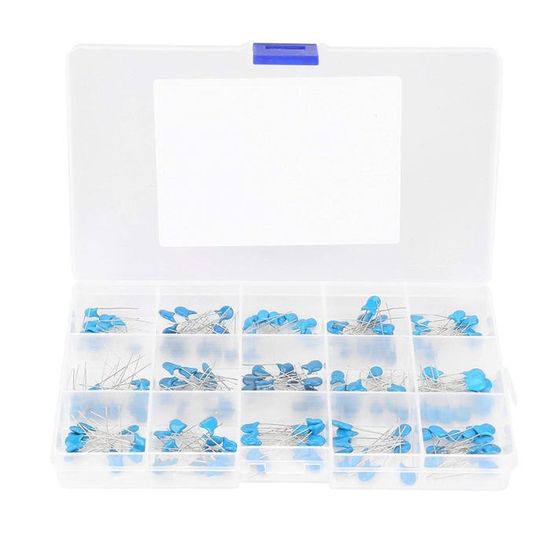 5x300 Condensateurs Céramique 1pF à 100nF - Neuf, Kit électronique