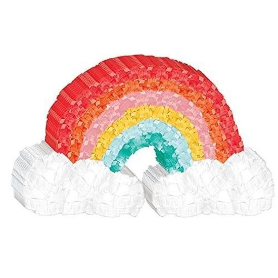 Arc En Ciel Anniversaire Piñata Chiffre 7 Arc-en-ciel - 29cm Pour