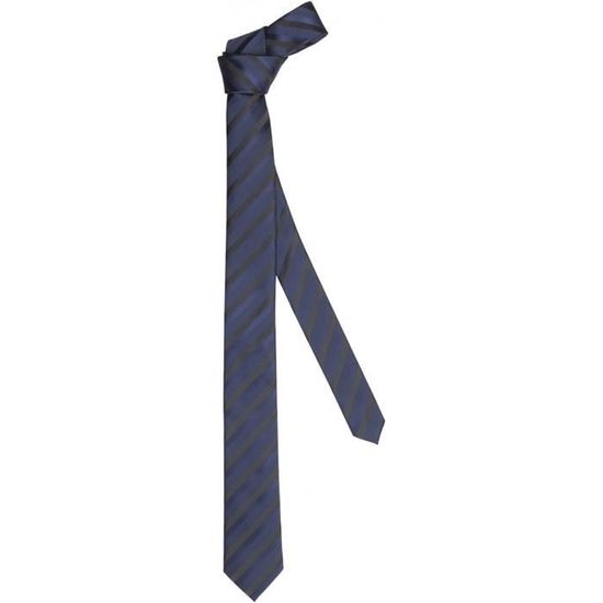 Cravate Homme Neuve Vesuvio Napoli – Rayée Blanc Cassé Fin, Mariage Formel