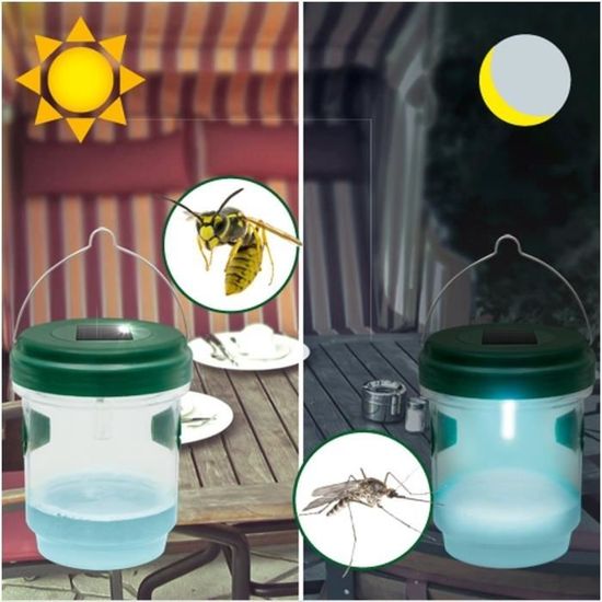 Gardigo Solaire Piege A Guepes Piege A Moustiques Electronique