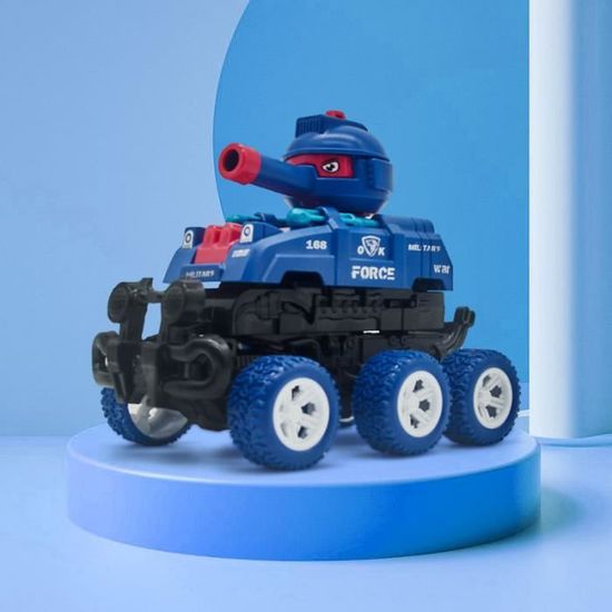 Inertia Tank Shooting Car Voiture jouet pour enfants, cadeau de Noël
