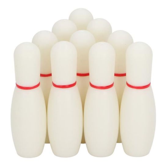 Jeu De Bowling Miniature Pour Bureau – 10 Quilles + Boule En Acier – Pour Enfants & Adultes – Loisir Famille Ou Bureau