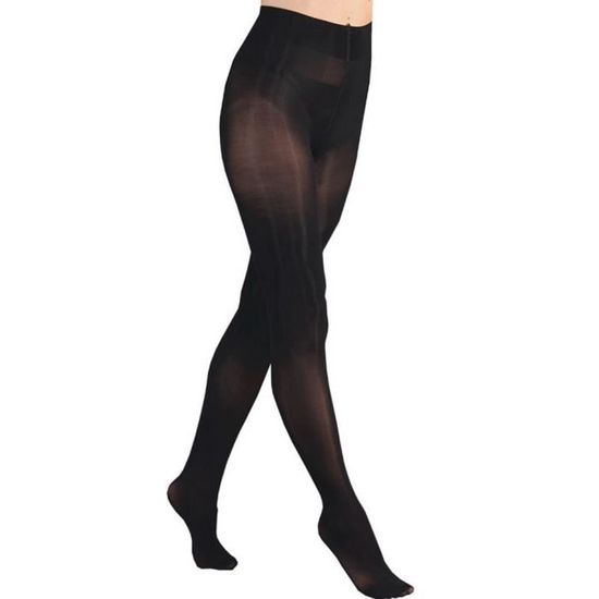 Collant,Collant noir Sexy en Nylon pour femmes, bas en treillis fin