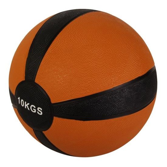 Medicine Ball 110 kg différents poids + couleurs Poids 10 kg (Marron