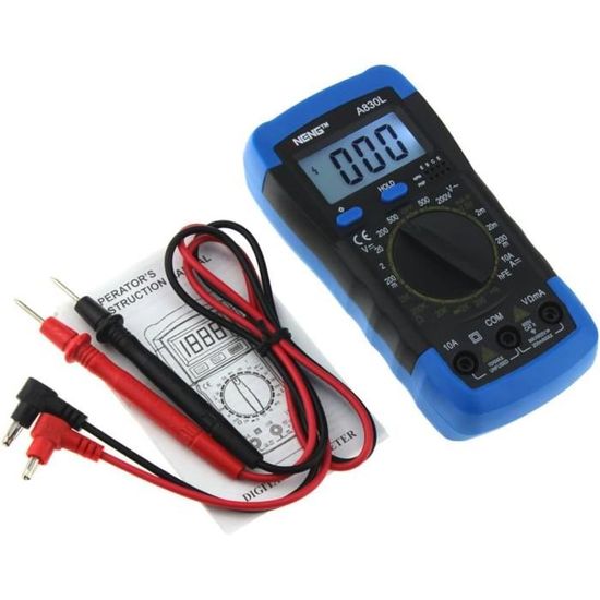 Compteur Heures Numérique LCD NInE-ROnG - DC 9-65V, Rétroéclairage Bleu, Étanche IP68, Pour Motoneige, Camping-car