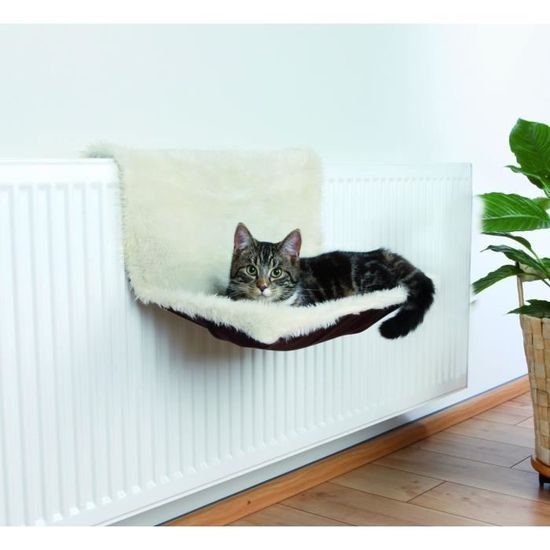 Trixie Lit Radiateur Peluche Suedine Pour Chat Achat Vente Corbeille Coussin Lit Radiateur Peluche Suedine Cdiscount