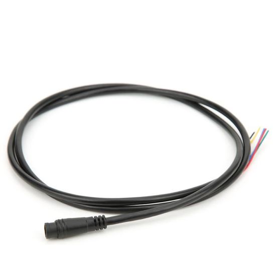 Câble D'Extension De Signal 3 Broches 605 Mm Pour Vélo Électrique – Connecteur Triangulaire IP65, ABS Ignifuge