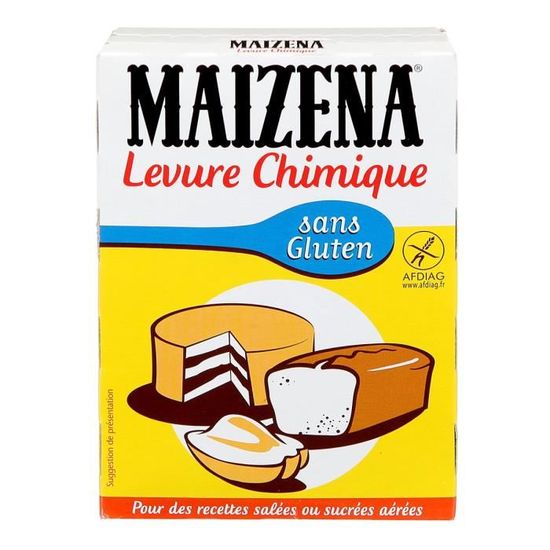 Levure chimique sans gluten 57 g Maïzena Cdiscount Au quotidien