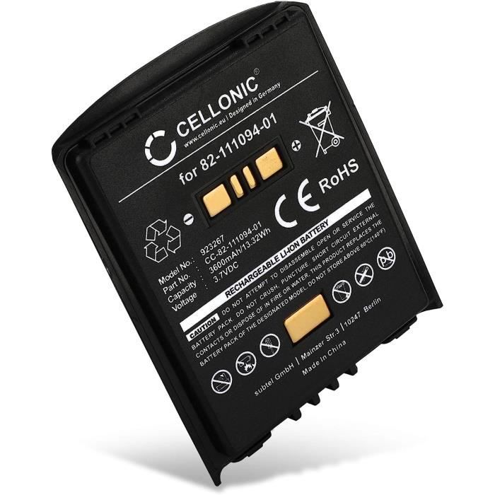 Replacement Battery for Zebra/Motorola/Symbol MC55 MC55A MC56 MC65 MC67 MC5590 MC55A0 MC5574 82-111094-01 2400mAh/3.7V