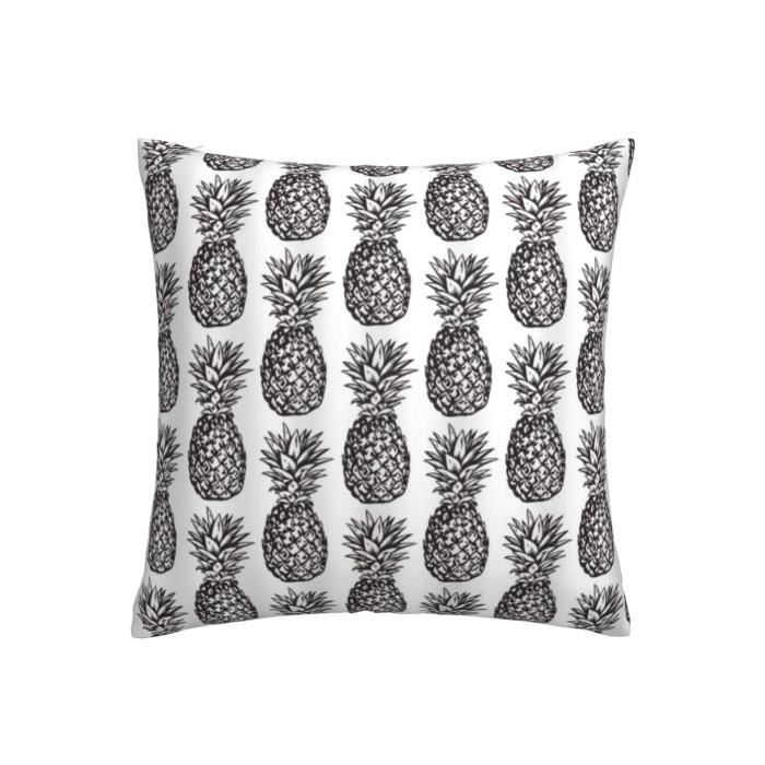18" fruits style Ananas Coussin Couverture Plaid Taille taie d'oreiller Maison canapé décor