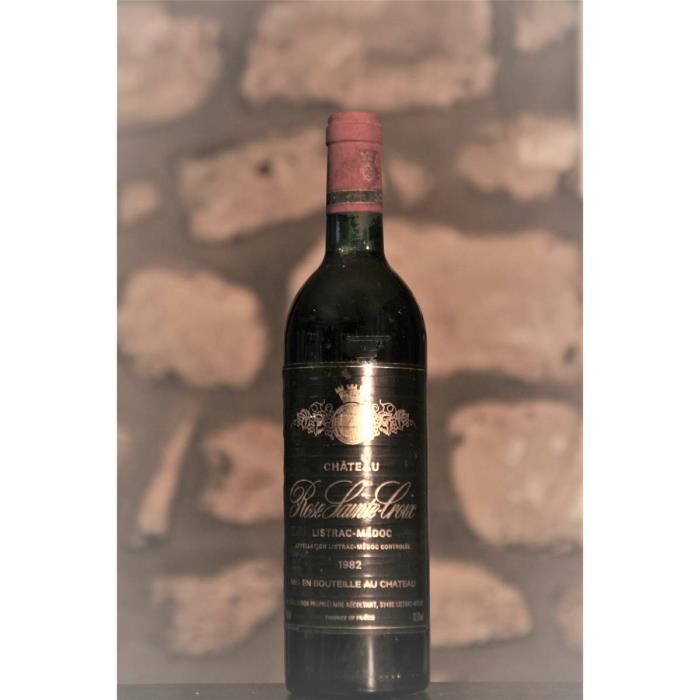 Vin rouge, Listrac Medoc, Château Rose Sainte Croix 1982 Rouge