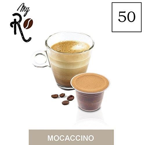 50 Capsules de Soluble Mocaccino compatibles avec machines Nespresso - Nespresso 50 x Dosettes - MyRistretto