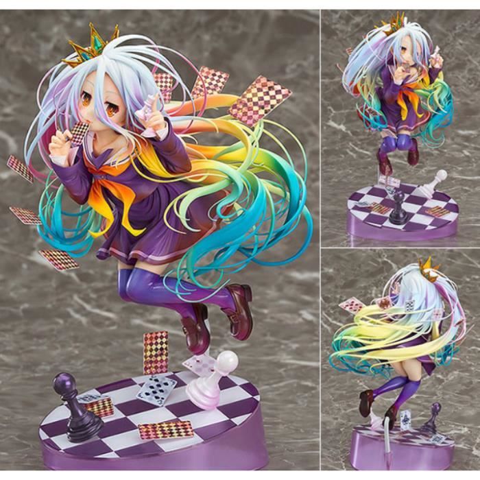 Anime NO GAME NO LIFE Game Life White Poker 1/8 3rd Generation Doll Figure